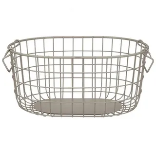BLOMUS KAGO Aufbewahrungskorb stapelbar rund M 37 x 27 x 17 cm grau