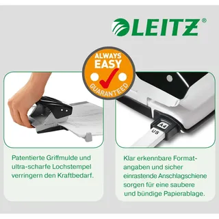 Leitz Locher NeXXt 5008 grau,