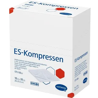 Hartmann ES-Kompressen steril 10x10 cm 8fach