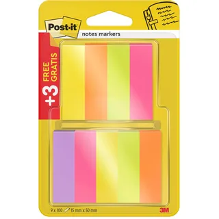 Post-it Haftstreifen Page Marker 9 St./Pack.