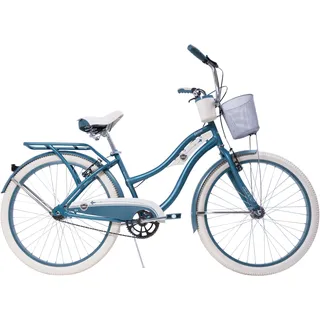 HUFFY Deluxe 26 Zoll Smaragdgrün 26-Zoll" Gr. 38, blau (grün),