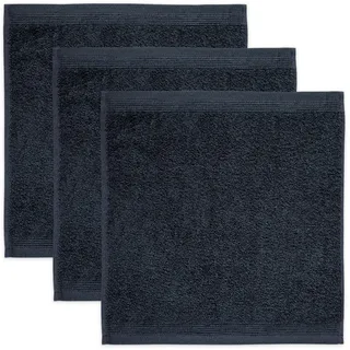 Seiftuch 30 x 30 cm dark grey 3 St.