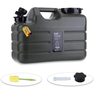 Umikk Wasserkanister mit Hahn10-18L, Camping Wasserkanister BPA-frei Trinkwasserkanister, Tragbarer Mehrzweckkanister Wassertank, Wassertank Camping mit Griffen