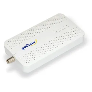 gocoax MoCA 2.5 Adapter Ethernet über Koaxialkabel 2,5 GbE RJ45 0,25 m Weiß