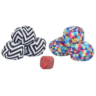 Ocean 5 Extrem Boule - Soft-Boule Set, Street-Boccia, Cross Country Petanque mit Tasche Immer überall in und Outdoor Spielen