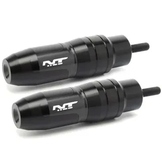 APLUZ Für Honda Für NT1100 Für NT 1100 2022 Motorrad Motorschutz Stoßstange Schutz Dekorative Block Crash Bar Zubehör Sturzpad (Farbe : Black-2)