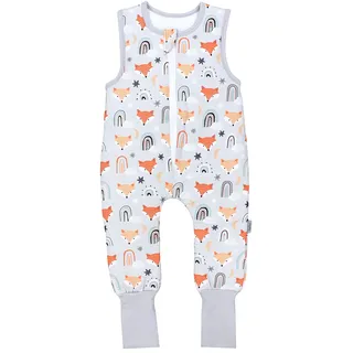 TupTam Baby Schlafsack Ganzjahresschlafsack mit Beinen Bunt 2,5 TOG 68/74