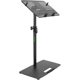 Gravity LTS T 02 B - Universal Laptop-Ständer mit verstellbaren Haltepins und Stahlfuß, schwarz