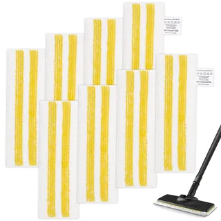 8 Stück für Kärcher Dampfreiniger Easyfix Wischmopp Ersatzbezug Set, für Kärcher Dampfreiniger EasyFix SC1, SC2, SC3, SC4, SC5, Kärcher Dampfreiniger Zubehör (8x Bodendüse)