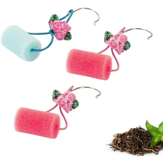 Westmark Tropfenfänger, 3 Stück, ideal für Teekannen, Butterfly, Schaumstoff/Keramik/Metall, 152722E3