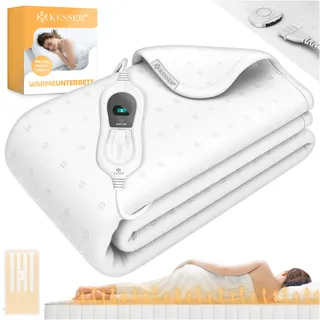 Kesser Wärmeunterbett mit Abschaltautomatik 150 x 80 cm Weiß