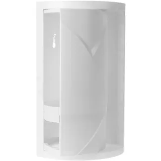 northio Drehbarer Eckschrank für Badezimmer - wei