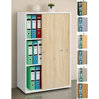 VCM Lona Aktenschrank 70 x 37 x 111 braun