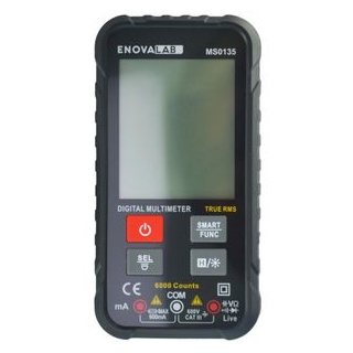ENOVALAB SMART TrueRMS Digital-Multimeter MS0135 in Slim Design, 6.000 Counts