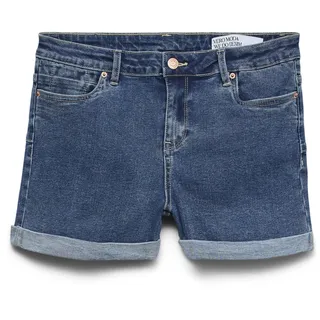 Vero Moda VMLUNA MR FOLD Shorts blau XL