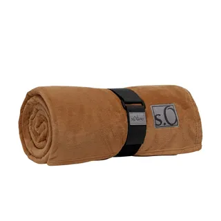 Kuschelsoft - braun ¦ Synthetik ¦ Maße cm B: 150