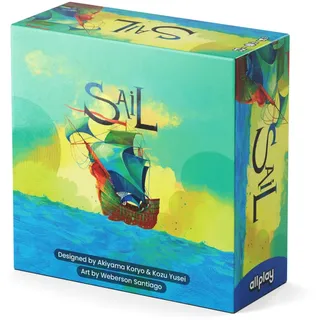 Allplay Sail Card Game – Cooperative Two-Player Trick-Taking Adventure, Navigate The High Seas and Defeat The Kraken, Ages 11+
