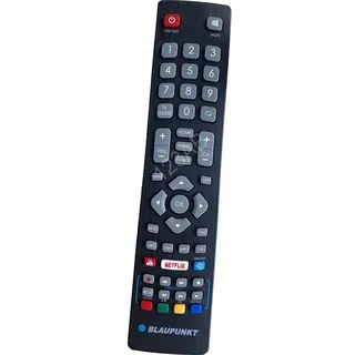clvizcxom Originale Blaupunkt TV Fernbedienung BLF/RMC/0008 | Full HD LED 3D Smart TV'S mit Netflix YouTube 3D Smart Buttons's