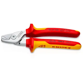 Knipex Kabelschere mit Stufen- schnitt isoliert