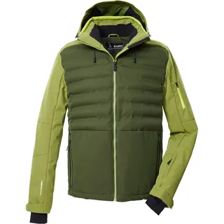 KILLTEC Skijacke KILLTEC "KSW 72 MN SKI JCKT", Herren, Gr. XXL, waldmeister, Obermaterial: 100% Polyester;Futter: 100% Polyester;Füllung: 100% Polyester, Jacken Skijacke, Moderne Hybridoptik, winddicht, wasserabweisend, atmungsaktiv