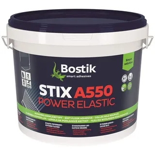 Bostik Gmbh Bostik Stix A550 Power Elastic PVC-Lino-Vinyl Belag Kleber Klebstoff 6kg Eimer
