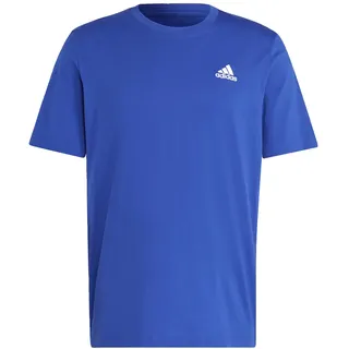 adidas Herren Essentials Single Jersey Embroidered Small Logo Tee, Semi Lucid Blue, S