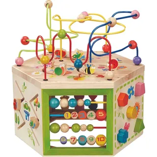 EverEarth, Großes 7-in-1-Garten-Spielcenter, EE33285, Material: Buche