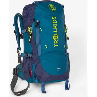 Wanderrucksack Kinder Trollkids - Trolltunga 30 Liter blau/grün EINHEITSGRÖSSE