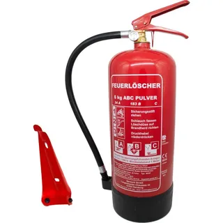 Sensorit ABC Pulverfeuerlöscher, 6kg Feuerlöscher,