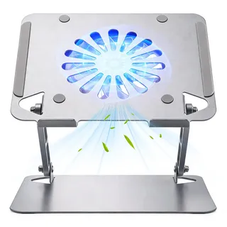 Gaming Laptop Kühler Kühlpad mit Touch-Bedienung stufenloser, Laptop Cooler für Schnelle Kühlung 13-16 Zoll Notebook, 360° Schwenkbar, 10KG Tragkraft und 18dB Leise