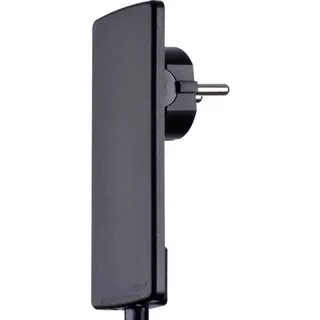 EVOline Plug Schutzkontakt-Stecker 0,1 m Schwarz