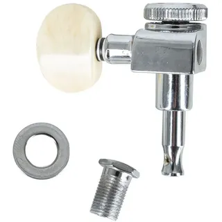 FAME Gitarrenmechanik-Set, (ersatzteile für Gitarren, Mechaniken), 345CX Locking Tuners 3+3 Chrome Classic - Gitarren Mechanik