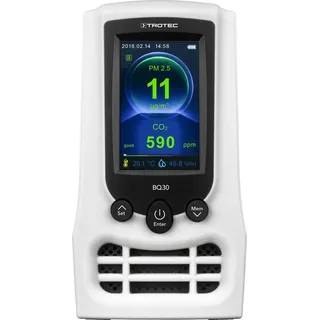 Trotec CO2-Luftqualitätsmonitor und Partikelmessgerät BQ30