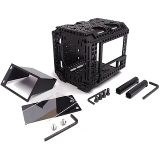 XLCS Cage für Blackmagic Pyxis 6K | L Mount Cinema Rig | Modulares Design mit mehreren Befestigungspunkten | LCD-Displayschutzfolie & Objektivadapterschloss | Verbesserte Stabilität für Videografie,