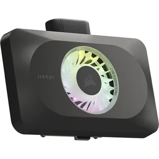 Corsair iCUE LINK XG3 RGB HYBRID GPU-Wasserkühler - Hybride individuelle Kühlung - Passend für RTX 4090, 4080, 3090 Ti, 3090, 3080 Ti, 3080 - Schwarz