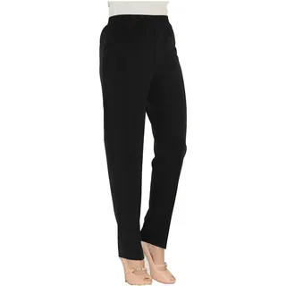 SYS Schlupfhose Anzughose Schlupfhose Bügelfalte Dehnbund Business Stoffhose must-have mit Bügelfalten schwarz 46(Deutschland)/54(Italien)
