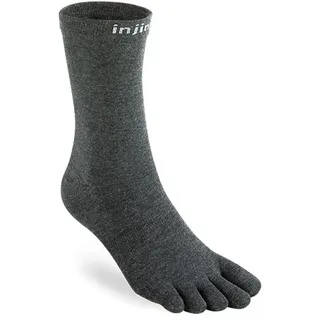 injinji Unisex Liner Crew schwarz