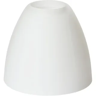 ORION LIGHTSTYLE Glas Lampenschirm Ersatzglas weiß G9 Lochmaß Fassung ø 22mm H50mm Kegel
