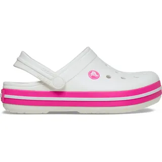 Crocs Unisex Kinder Crocband Clog K Clog, White/Pink Crush, 30/31 EU