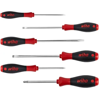 Wiha Schraubendreher Set SoftFinish® Schlitz, Pozidriv