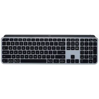 Logitech Craft Tastaturabdeckung Silikon, Tastaturabdeckung für Logitech MX Keys Advanced Wireless Beleuchtete Tastatur, Wasserdicht Staubdicht Logitech Tastatur Skin (Schwarz)