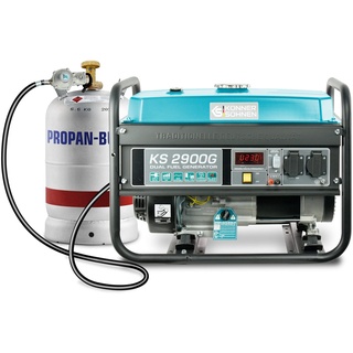 Könner & Söhnen 2900 W, gas u. Benzin-Generator stromaggregat stromerzeuger KS 2900G