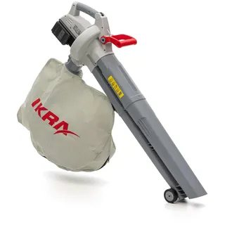 IKRA Akku-Laubsauger ICBV 2/20 inkl. 2 x 40,0 V + Doppel-Schnellladegerät