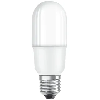 OSRAM LED-Lampen, Stick mit E27 Sockel | klassische Stabform, energiesparend, 75W-Ersatz, kalt weiß, matt | PARATHOM STICK 75 FR 9 W/4000 K E27