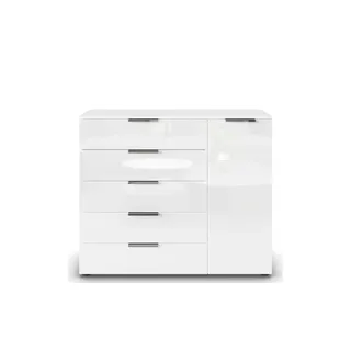 Sideboard  Flipp , weiß , Maße (cm): B: 120 H: 100