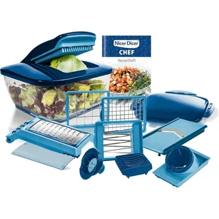 Genius Nicer Dicer Chef 15-tlg. blau