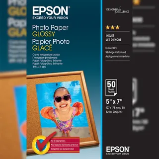 Epson Photo Paper Glossy S042545 13x18cm 50 Blatt