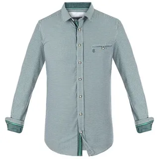 FUCHS Trachtenhemd Hemd Lukas grün kariert grün S