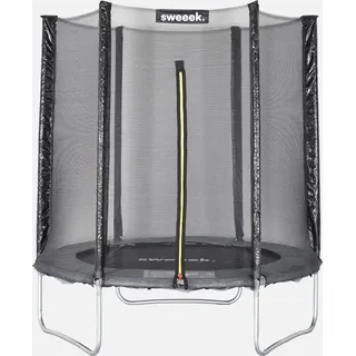 sweeek Rundes Trampolin 180 cm inkl. Sicherheitsnetz Grau