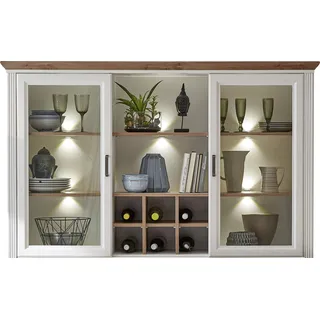 Innostyle Aufsatzschrank Jasmin 166 x 42 x 103 cm Weiß